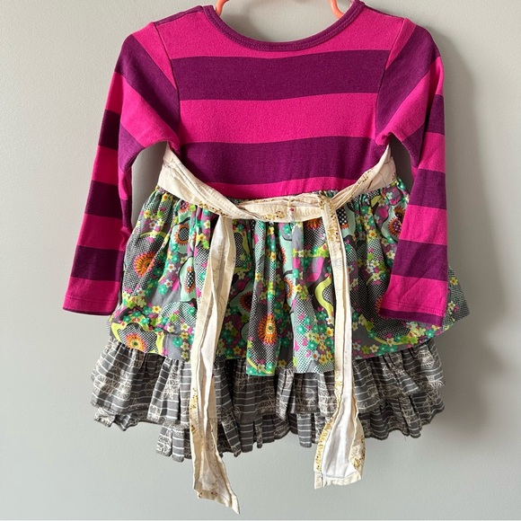 2T Giggle Moon Eternal Bliss Twirl Ruffle Long Sleeve Fall Dress & Legging Set - Picture 8 of 15